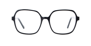 Women Cristal Eyeglasses: Janet - Shiny Black - SpaceSMART Eye Clinic (Front View)